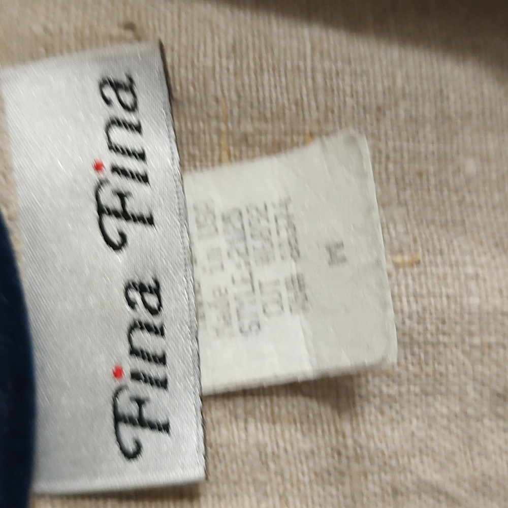 Fina Fina Vnt 100% Linen Top Collar Vest View 3